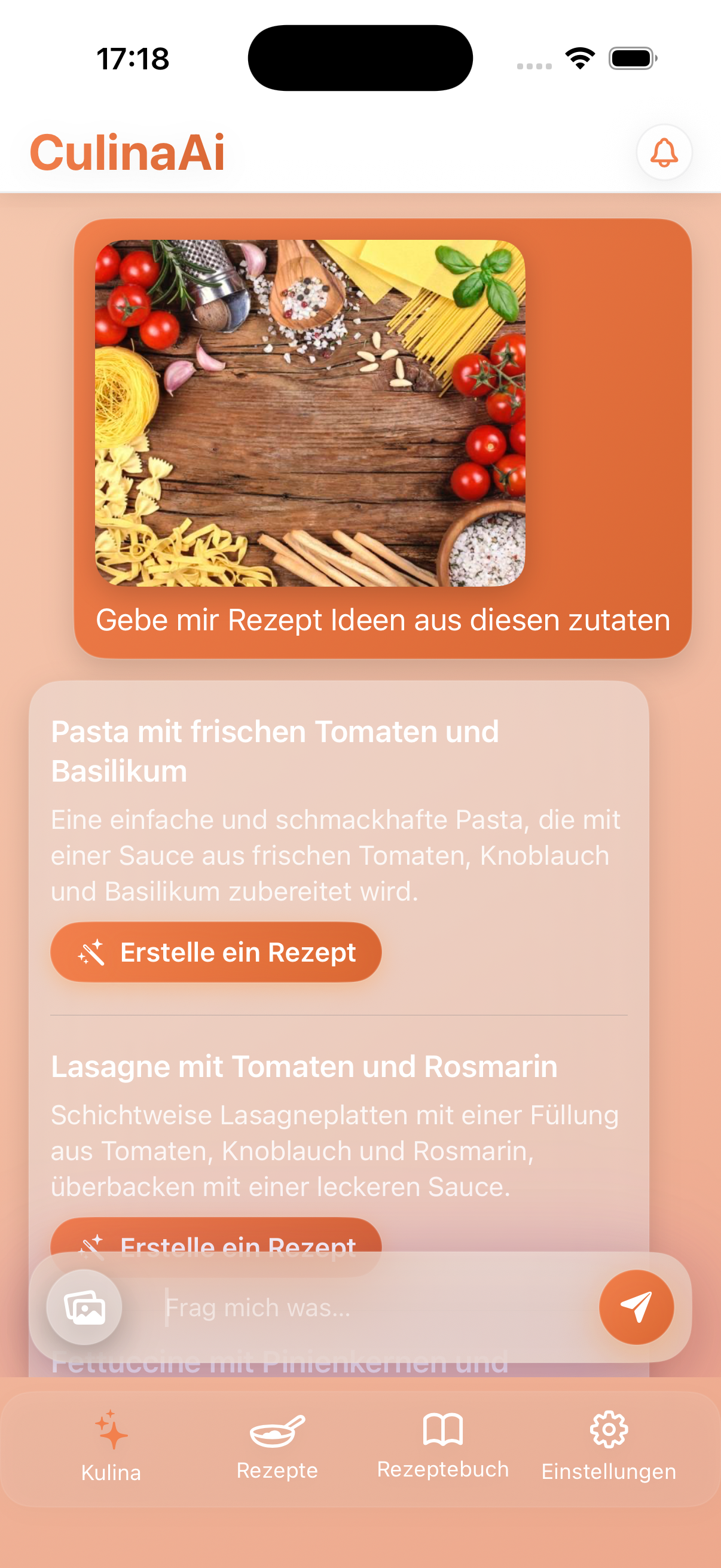 CulinaChef App Screenshot 1